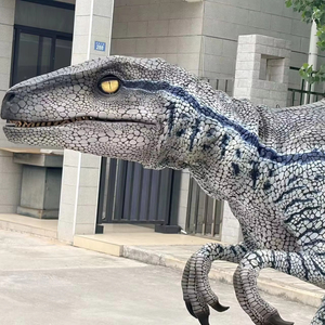 Animatrónicos de Halloween, Dinosaurio Mecánico de Tamaño Real con Patas Ocultas, Disfraz de Raptor Caminante para <span class=keywords><strong>Parque</strong></span> <span class=keywords><strong>Temático</strong></span> <span class=keywords><strong>Jurassic</strong></span> <span class=keywords><strong>World</strong></span> - Product Image 2