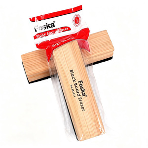 Foksa – Gomme à tableau en bois non magnétique à faible MOQ pour marqueurs, tableaux blancs et noirs, peinture, école, étudiants, enseignants - Product Image 6