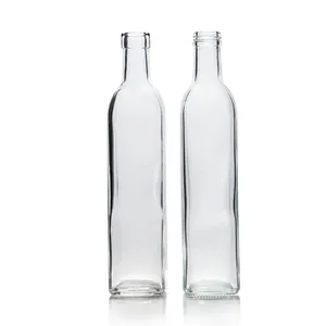 도매 최고 학년 투명 250ML 식초 병 500ML 식초 오일 병