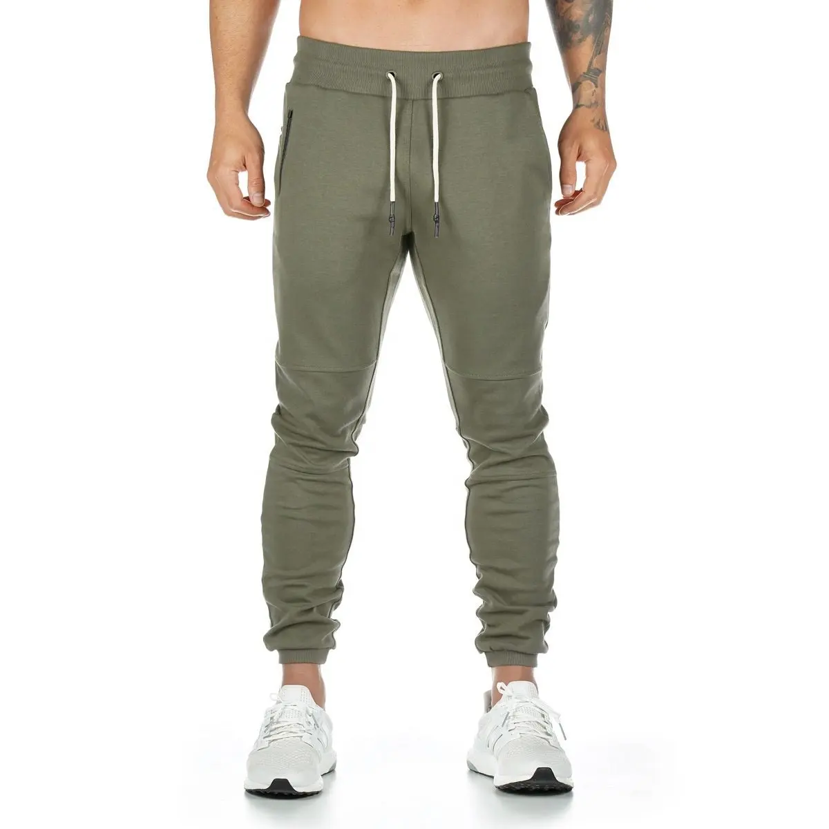 Schlussverkauf Mode Sport Fitness Slim Fit Stretch Freizeitfarbe Herren Jogginghosen