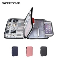 Sac de voyage, Kit d'accessoires électroniques étanches de grande capacité, organisateur d'écouteurs sac pour données USB, Kit de chargeur