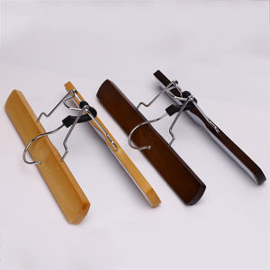 Fabricante Pantalones de madera Falda Abrazadera Perchas Extensión de cabello Percha Peluca Percha - Product Image 5