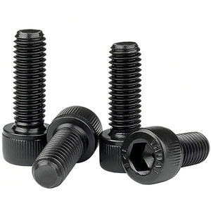 Vis à tête cylindrique Jinhongying, M3 M4 M5 M6 M8, en acier au carbone noir, haute résistance, vis autotaraudeuses - Product Image 4