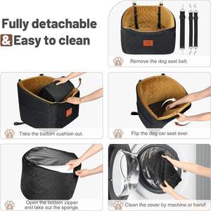 ที่นอนสุนัขแบบโฟมออร์โธปิดิกส์พร้อมเบาะรองนั่งในรถสำหรับสัตว์เลี้ยง ใช้ได้หลายรูปแบบ โซฟาสำหรับสัตว์เลี้ยง ผู้ผลิตขายส่งเบาะนั่งในรถสำหรับสุนัข - Product Image 5