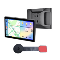 Pantalla de Apple Carplay de 9 pulgadas, cámara de respaldo de marcha atrás, soporte magnético giratorio, Android, Carplay, estéreo, Monitor de coche portátil