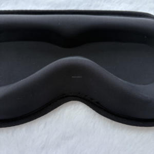 Paquete de hielo de terapia de frío caliente con diseño 3D de gel sólido Máscara de Ojos de gel fresco Máscara de sueño frío Blackout Ojos Alivio del estrés en color negro - Product Image 2