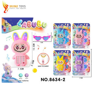 2025 pas cher enfants téléphone portable avec batterie jouet en plastique petite musique téléphone portable jouet cadeau - Product Image 3