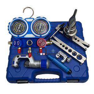 शीतवर्ल्ड R410a r134a r32 गुना गेज सेट/बहुक्रियाशील फ्लोरिंग टूल किट - Product Image 2