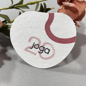 Çevre dostu Plantable biyobozunur kalıp kesim şekiller kağıt kartları toptan el yapımı tohumlar kağıt kartları özel Logo baskı - Product Image 3