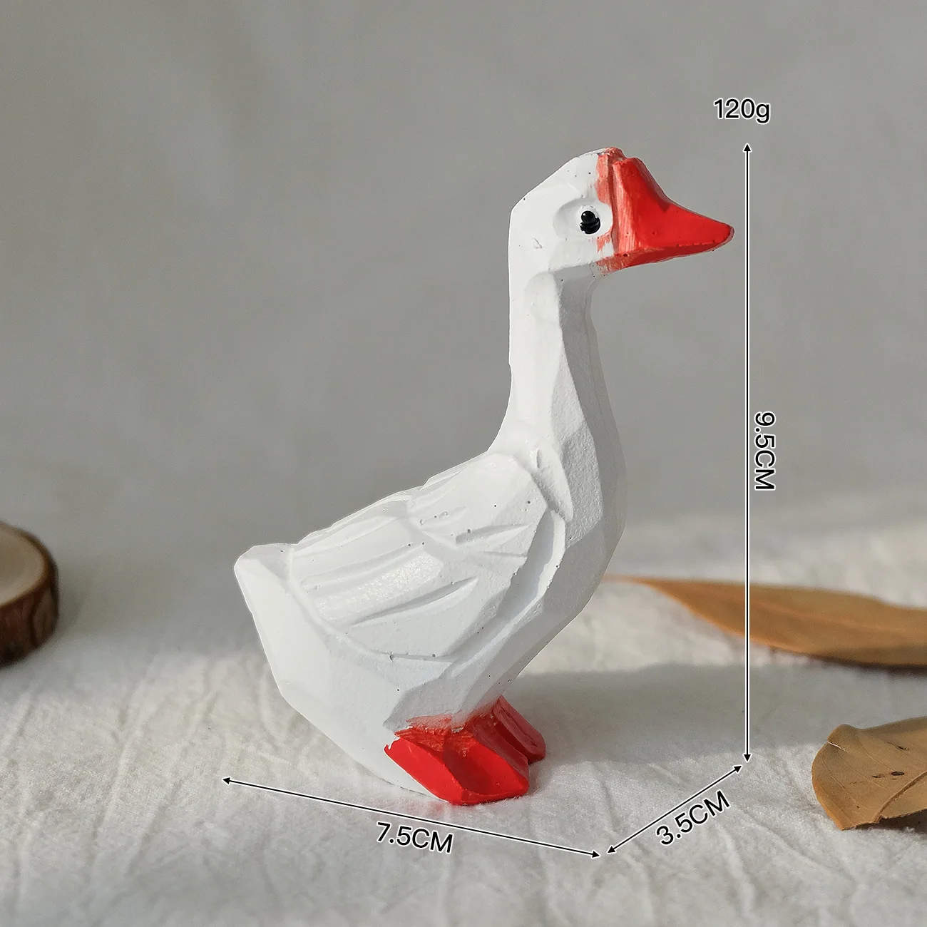 Pato blanco individual (en caja de espuma)