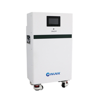 Système de stockage d'énergie domestique tout-en-un WINUNIK 51,2 V 205 Ah 10 kWh LiFePO4 empilable, batterie au sol mobile pour système solaire résidentiel photovoltaïque