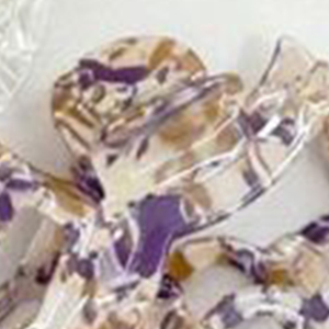 Fermaglio per capelli N West Highland Dog Hair Claw 5 cm con motivo colorato in acetato, accessorio moda per donna - Product Image 4