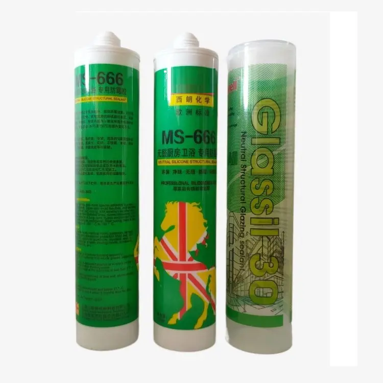 High Bonding Neutral Rtv Weatherproof Structure Silicone Sealant For Aquarium