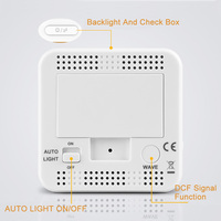 Wecker Temperatur Feuchtigkeit messer Dual Alarm Auto Hintergrund beleuchtung Snooze Thermometer Desktop Auto Digitaluhr Mini Wecker