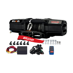 ENJOIN - Cabrestante Eléctrico <span class=keywords><strong>de</strong></span> Acero <span class=keywords><strong>de</strong></span> Alta Resistencia <span class=keywords><strong>de</strong></span> 12 V/24 V y 13500 lb con <span class=keywords><strong>Control</strong></span> <span class=keywords><strong>Remoto</strong></span> para Autos <span class=keywords><strong>4x4</strong></span>, Barcos y Grúas - Product Image 4