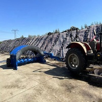 HINDA HINDA-300B Machine de compostage de déchets organiques/Machine à fabriquer du compost/Composteur de fumier de poulet Capacité 800-1000m Longue durée