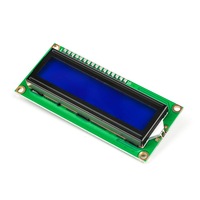 JEO modul LCD LCD1602 layar hijau biru 5v, modul tampilan layar tampilan LCD antarmuka 16*2 IIC/I2C