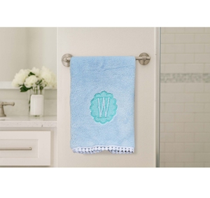 Toalla de Baño de Microfibra con Monograma, Toalla Personalizada con Iniciales, Suave, Absorbente y de Secado Rápido para Uso en el Hogar - Product Image 1