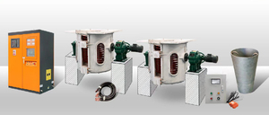 Chuyên nghiệp 4000 độ đúc smelter forge Mini 1600c kim loại cảm ứng công nghiệp nóng chảy lò giá cả phải chăng - Product Image 5