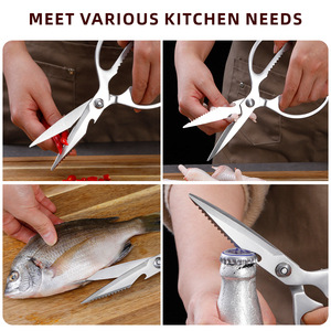 Kéo nhà bếp ngoài trời với nhựa xử lý thực phẩm cắt thành phần gia cầm kéo xương kéo bao gồm cho hộ gia đình sử dụng - Product Image 5