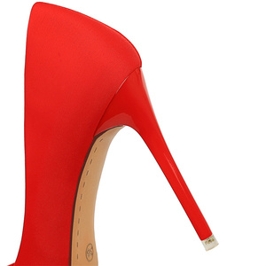 Chaussures à talons hauts pour femmes, escarpins stiletto en satin ajouré, pointures 34-43 - Product Image 6