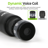Système de microphone sans fil professionnel MRA58, récepteur rechargeable, micro portable, portée de 100 pieds, avec étui de transport pour karaoké