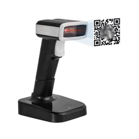 Lecteur de codes-barres sans fil 2D Auto Sense, scanner de codes 1D 2D QR PDF417 Data Matrix USB portable pour la vente au détail, les points de vente et l'entrepôt
