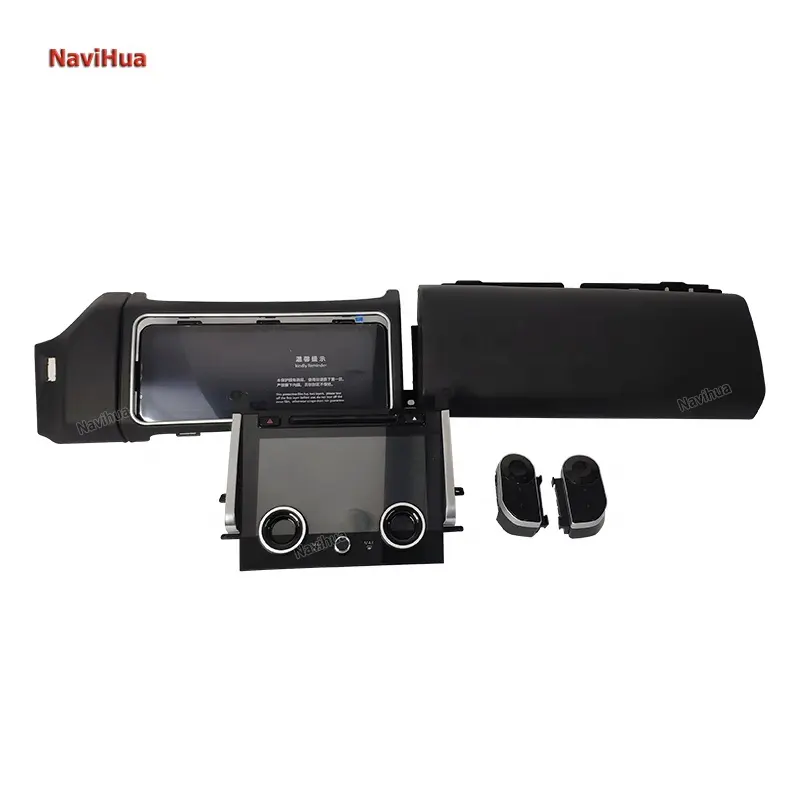 Navihua painel de controle de ar condicionado, rádio automotivo com android, dvd player para land rover l494 2013-2017, range rover sport