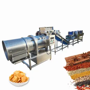 Machine automatique d'assaisonnement de tambour de machine de revêtement d'arôme de casse-croûte de pommes de terre