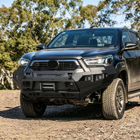 Accessoires tout-terrain 4x4 MusixiA Pare-chocs avant en acier au manganèse pour Toyota Hilux 2021-2023