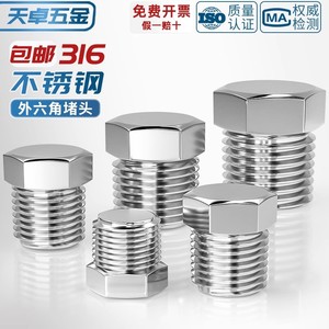 Tianzhuo Hardware Stainless Steel Hex Plug Npt Threaded Pipe Fitting For Water Gas Oil - Product Image 5