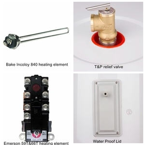 Scaldabagno Elettrico da <span class=keywords><strong>Parete</strong></span> da 200 Litri, 2000W, per Uso Domestico o Alberghiero, Serbatoio in Plastica Senza Accumulo - Product Image 6