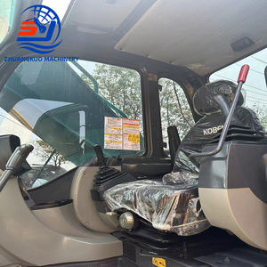 Excavadora de orugas Kobelco SK350D usada de gran potencia, bajas horas de trabajo, excavadora de orugas Kobelco SK350D usada - Product Image 3