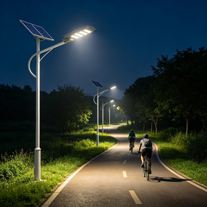 Lampadaire <span class=keywords><strong>solaire</strong></span> LED extérieur IP67 ABS 200W-600W avec capteur de présence humaine pour routes, directement de l'usine - Product Image 1