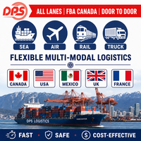 Amz FBA Canada : Transport maritime de fret de Chine DDP, livraison porte-à-porte, LCL, transitaire express, agent logistique d'entrepôt, livraison rapide