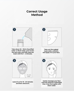 Maschera Viso Liofilizzata Professionale per Uso Domestico con Peptidi di Rame Blu e Oligopeptidi Riparatori - Product Image 2