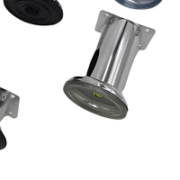 Pieds de meubles en fer chromé robustes et modernes pour chambre à coucher, canapé, chaise, lit &amp;   Support d'armoire