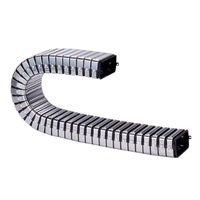 Haute Qualité Dgt Type Clos Conduit Bouclier En Acier Chaîne De Transporteur de Câble pour Machines-outils à commande numérique
