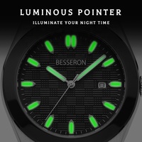 Montre Homme Personnalisée avec Logo, Luxe, Transparente, Tendance, Mouvement Lumineux, Design Royal, Montre-Bracelet Squelette Mécanique pour Hommes