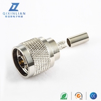Connecteur de câble coaxial RG316 à sertir à angle droit de type N pour applications RF pour connecteurs coaxiaux RF à angle droit