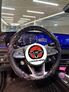 Volant de direction en carbone forgé D-Shape Motorsport pour <span class=keywords><strong>Cadillac</strong></span>, nouvelles et anciennes générations, séries CT XT, pièces de tuning - Product Image 6