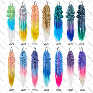 Shinein 24 pollici EZ intrecciare i capelli fatti a mano all'uncinetto Bubble <span class=keywords><strong>Hair</strong></span> trecce Ombre colore Pre stirato capelli intrecciati - Product Image 3