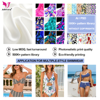 Tissu de sport en polyester extensible, respirant, anti-transpiration, imprimé camouflage, pour maillots de bain, vêtements de sport, débardeurs et leggings