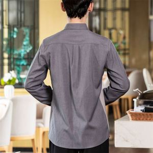 Chemises à manches longues unisexes pour personnel de restaurant, cuisine, hôtel, restauration, pub, bar, serveurs et serveuses, uniformes boutonnés - Product Image 4
