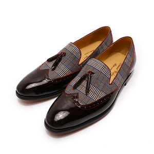 <span class=keywords><strong>Scarpe</strong></span> da <span class=keywords><strong>uomo</strong></span> classiche mocassini <span class=keywords><strong>con</strong></span> nappe da sposa in pelle Casual antiscivolo <span class=keywords><strong>con</strong></span> <span class=keywords><strong>scarpe</strong></span> da piede in pelliccia - Product Image 2