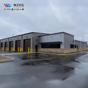 Entrepôt industriel préfabriqué avec une structure en acier à grande portée - Product Image 1