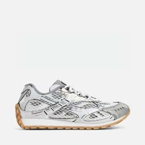 รองเท้ารุ่นใหม่ปี 2026 รองเท้าทรง Dad <span class=keywords><strong>Shoes</strong></span> พื้นหนา ระบายอากาศได้ดี แบบ unisex  ผ้าตาข่าย  ผูกเชือก  เพิ่มความสูง สีเงิน  รองเท้ากีฬาลำลอง รองเท้าคู่รัก - Product Image 1