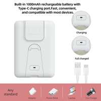 Miroir de maquillage cosmétique à LED avec éclairage, interrupteur tactile, OEM ODM, type C rechargeable, 3 modes d'éclairage