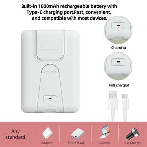 Miroir de maquillage cosmétique à LED avec éclairage, interrupteur tactile, OEM ODM, type C rechargeable, 3 modes d'éclairage - Product Image 4