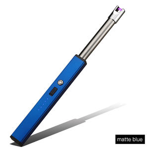 2025 élégant personnalisé plasma mince BBQ rechargeable cuisine portable bougie arc électrique USB briquet - Product Image 5